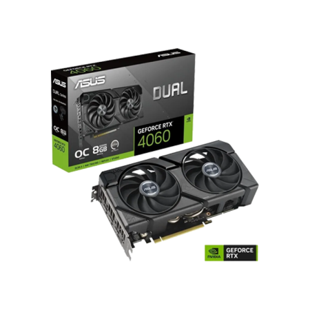 Carte Graphique - ASUS - Dual -RTX4060-O8G-EVO NVIDIA GeForce RTX 4060 8 Go GDDR6